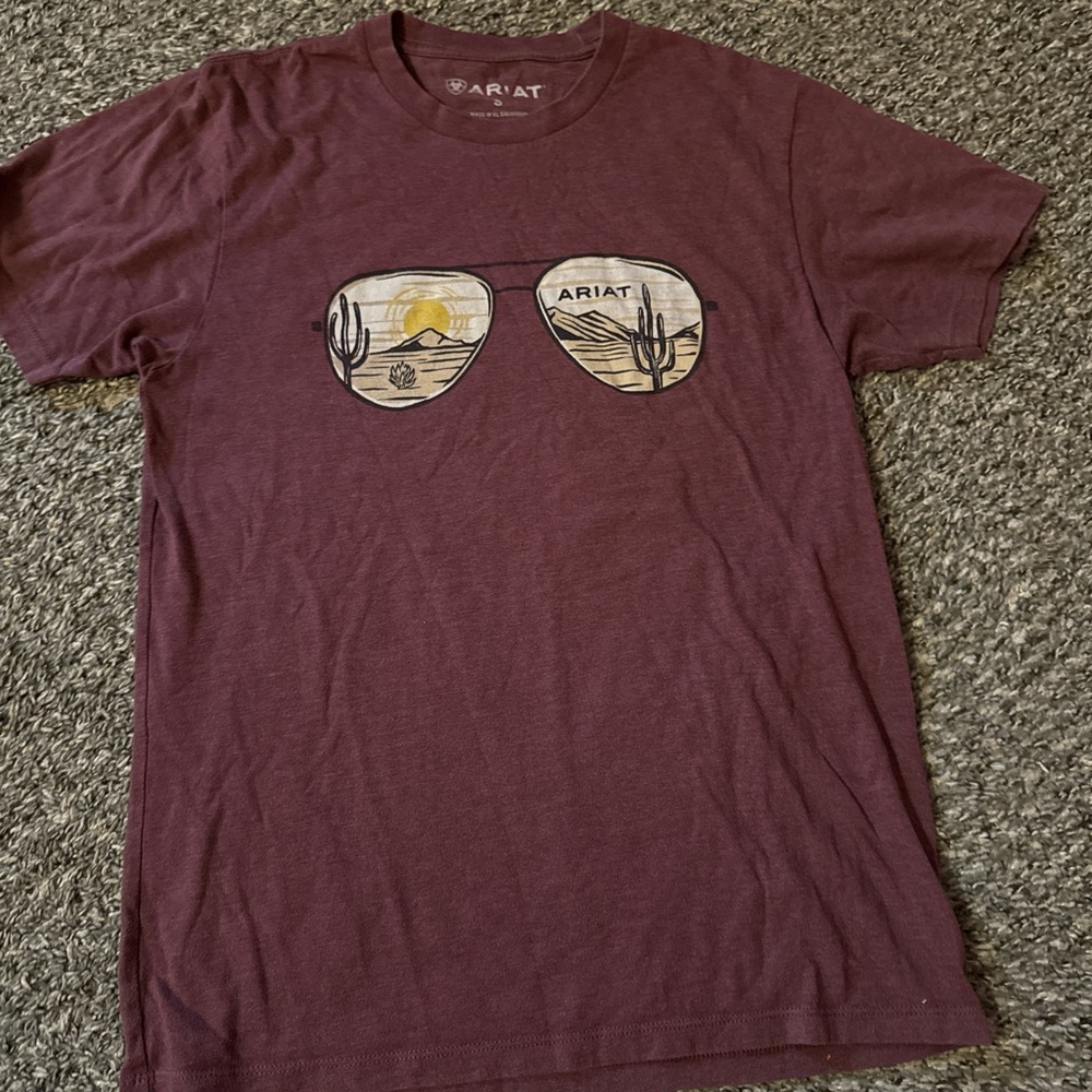 Ariat Men's Burgundy Desert Graphic Tee